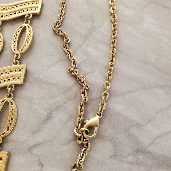 ✨ Stella and Dot Vintage Antique Boho Summer Iconic Kimberly Statement Necklace - Picture 7 of 16